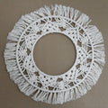 Cotton Round Ruffle Round Wall Decor